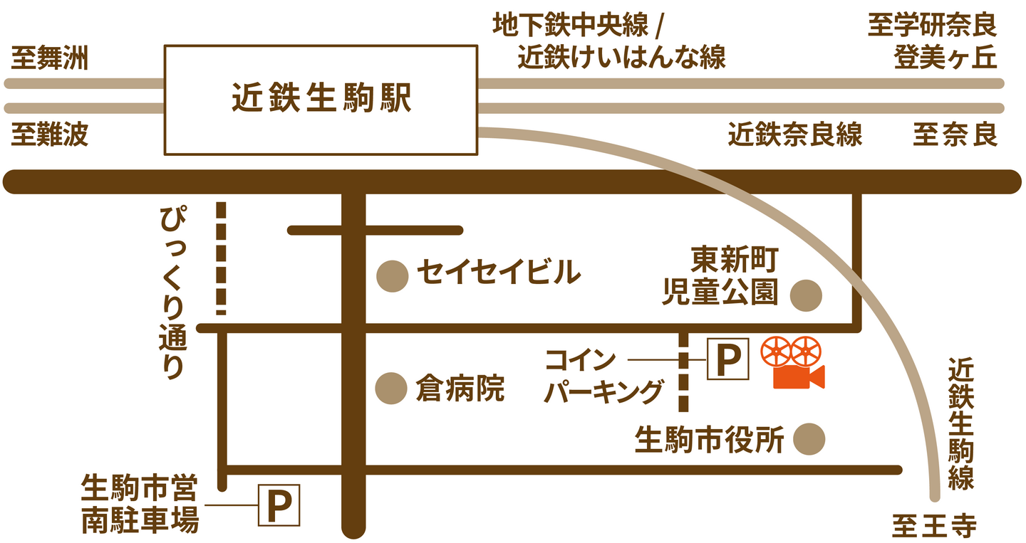 いこまめ座のマップ